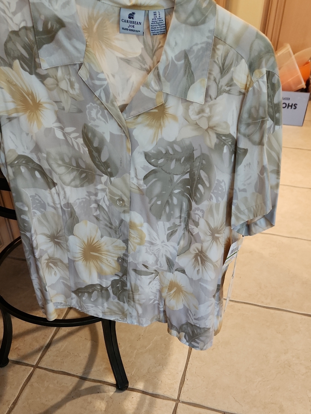 Caribbean Joe NWT Blouse